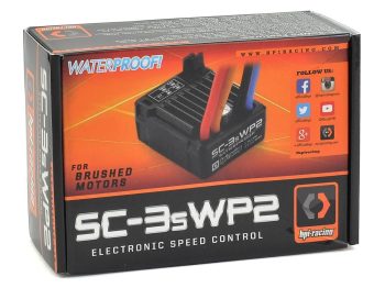HPI SC-3SWP WATERPROOF ELECTRONIC SPEED CONTROL 113076 (FOR BRUSHED MOTORS) - OUT OF STOCK